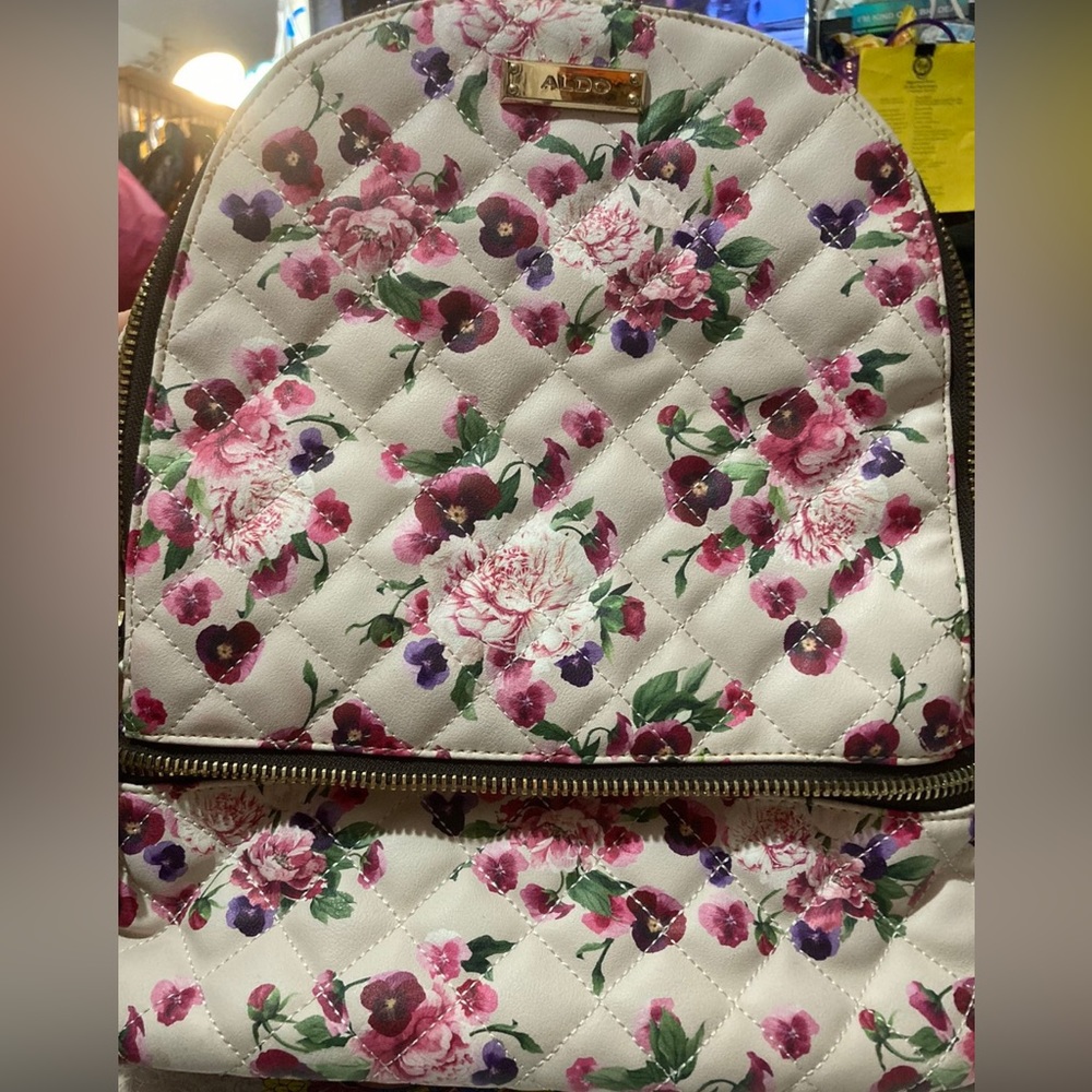 Aldo Delrophi Floral Backpack